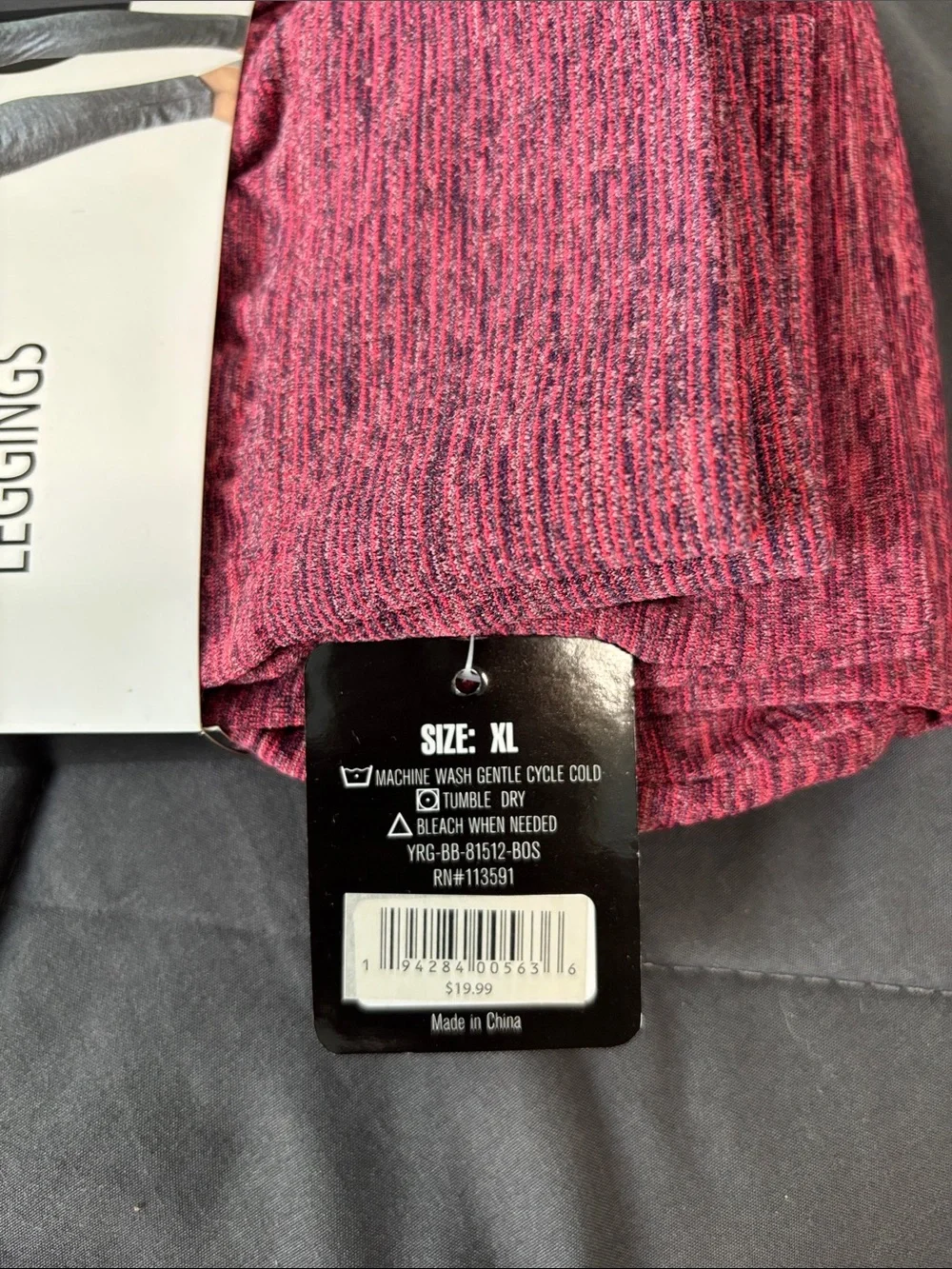 Seven Apparel Fleece-Lined Jeggings in Wine